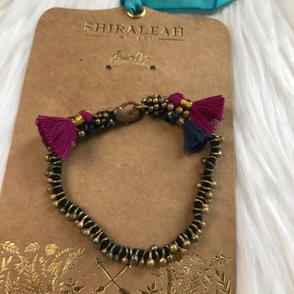 NWT Anthropologie Jewelry Hope Beaded Tassel Bracelet - Picture 2 of 9